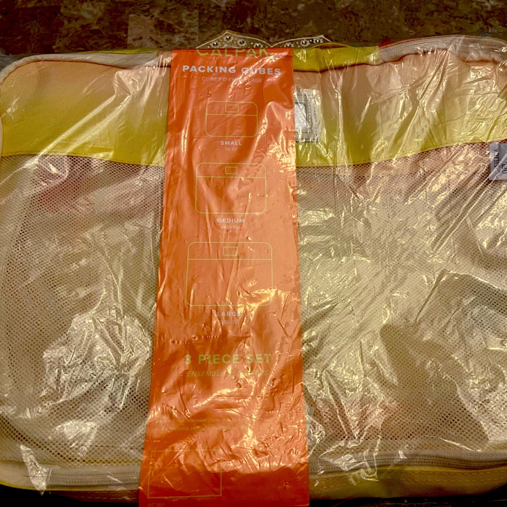Calpak 3 pack packing cubes